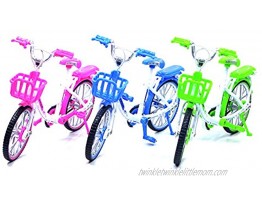Ailejia Zinc Alloy Finger Mountain Bike Mini Bicycle Model Cool Boy Toy Decoration Crafts for Home Blue 2