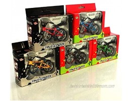 BMX Toys Alloy Finger BMX Functional Kids Bicycle Finger Bike Mini-Finger-BMX Set… in Random Color