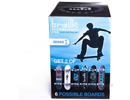 Braille Skateboarding Skate Ramp Playset