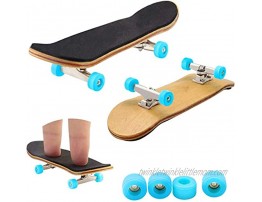 Fingerboard Finger Skateboards for Kids Mini Maple Finger Board with Wooden Board Professional Bearing and Wheels