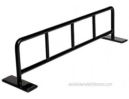 FLVFF Fingerboard Rail Bike Rack Metal Solid Steel Grind Rails Ramp and Skate Parks BR Black