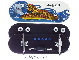 P-REP Eater Pizza Solid Performance Complete Wooden Fingerboard Chromite 34mm x 97mm