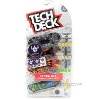 Tech Deck Darkstar Skateboards 2021 Ultra DLX 4-Pack of Inception Insignia and Anodize Fingerboards