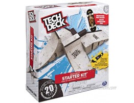 Tech Deck Starter Kit Ramp Set with Exclusive Board and Trainer Clips