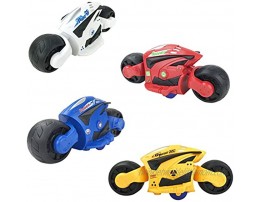 4 Pack High Speed Friction Futuristic Concept Motorcycle Toys for Kids Racing Motorbike Vehicles Party Favors