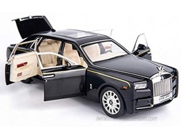 BDTCTK 1 24 Rolls-Royce Phantom Model Car,Zinc Alloy Pull Back Toy car with Sound and Light for Kids Boy Girl GiftBlack