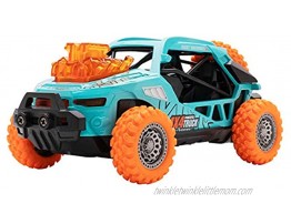 Gilumza 2 Pack Pull Back Car Toys Explosion Bumper Cars Die Cast Vehicles Monster Trucks Tiny Pullback Toy Gift for Kids Boys Christmas Brithday Blue & Red