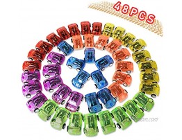 HomeMall 48Pcs Pull Back Cars Pull Back Racing Vehicles Mini Car Toys for Kids Birthday Party Favors Prizes Box Toy Pinata Fillers