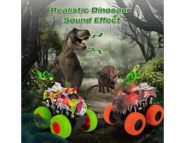 Kids Toys Trucks Dinosaur Toy Monster Trucks for Boys Dinosaur Toys | Pull Back Car Toys Boy Toys for Toddlers Friction Powered Car Birthday Gifts for Kids 4 5 6 7 Year Old Boys Girls Christmas