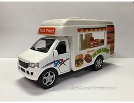 KinsFun Pull-Back 5 inch Die Cast Food Lunch Truck