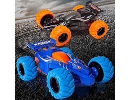 Tabiger 2 Pcs Pull Back Dragon Cars Upright Walking 360° Rotation Monster Toy Truck with Reversible Head Inertia Friction Powered Pull Back Car Toys for Boys 3 4 5 6 7 8 Years OldBlue Black
