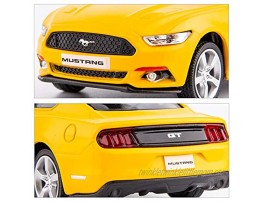 TGRCM-CZ 1 36 Scale Mustang GT 2015 Casting Car Model Zinc Alloy Toy Car for Kids Pull Back Vehicles Toy Car for Toddlers Kids Boys Girls Gift Yellow
