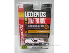 Auto World SC356-3 Legends of The Quarter Mile RAMCHARGERS '71 Challenger HO Scale Electric Slot Car