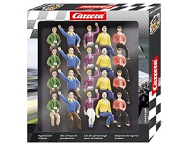 Carrera Race Spectators Set of 20 Seated Race Fans 1:32 Scale Figures Realistic Scenery Accessory for Slot Car Track Sets