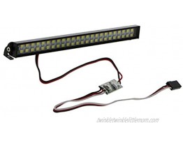 Ky-RC Trx4 Metal LED Roof Lamp Light Bar for 1 10 RC Crawler Traxxas TRX-4 TRX 4 SCX10 90027 SCX10 II 90046 90047 D9048 Led Double Row Lights Special Fund for Herdsmen