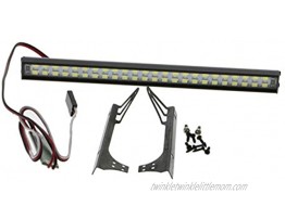 Ky-RC Trx4 Metal LED Roof Lamp Light Bar for 1 10 RC Crawler Traxxas TRX-4 TRX 4 SCX10 90027 SCX10 II 90046 90047 D9048 Led Double Row Lights Special Fund for Herdsmen