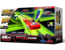 Max Traxxx R C Award Winning High Speed Remote Control Infinity Loop Track Set with Two Cars for Dual Racing