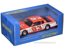 Scalextric Chevrolet Monte Carlo 1986#93 1:32 Slot Race Car C3949 Red & White