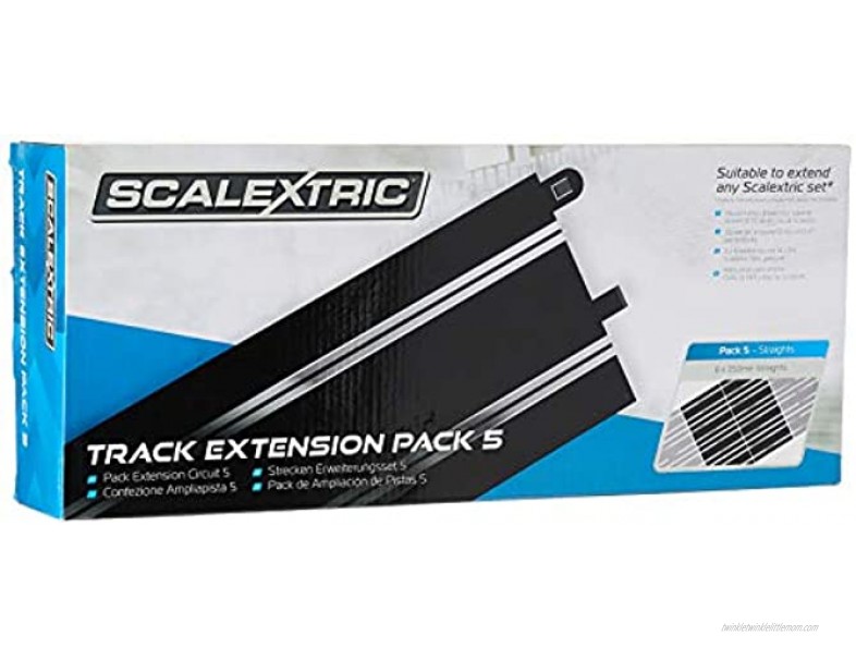 Scalextric Extension Pack 5 1:32 Scale Standard Straights x 8 C8554 Slot Car Track