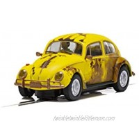 Scalextric Volkswagen Beetle Rusty Yellow 1:32 Slot Race Car C4045