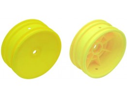 Team Associated 9691 Buggy Front Hex Wheel Yellow