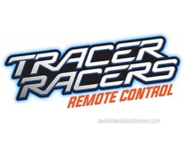 Tracer Racers R C High Speed Remote Control Super 8 Speedway Glow Track Set with Two Cars for Dual Racing Glow Blue