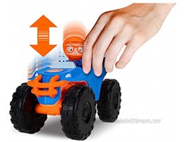 Blippi Monster Truck Mobile Mini Vehicle with Freewheeling Features Including 2” Character Toy Figure and Cool Hydraulics Imaginative Play for Toddlers and Young Children