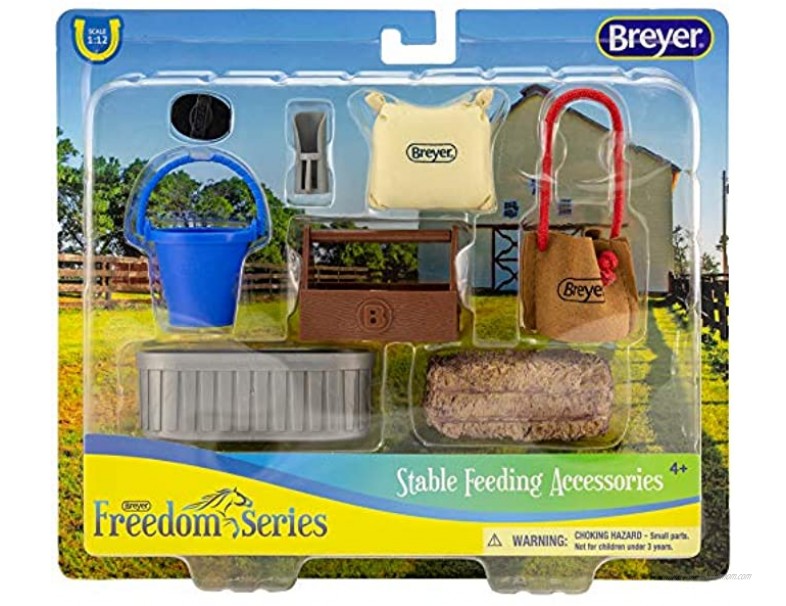 Breyer Classics Stable Feeding Horse Accessories Set Multicolor 10.5 x 8.5