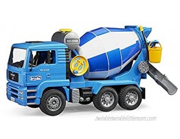 Bruder 02744 MAN Cement Mixer Realistic Construction Truck for Pretend Play