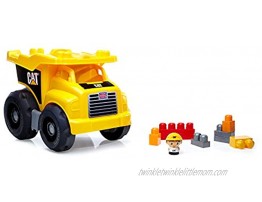 Mega Bloks Cat Large Dump Truck yellow DCJ86