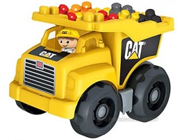 Mega Bloks Cat Large Dump Truck yellow DCJ86