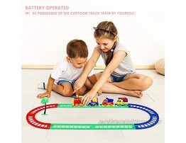 Car Track Toy,Electric Train Set for Kids,Include 8 Tracks 4 Cars and a Tree,Toddler Toys,Gift for Boys Girls