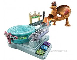Disney Pixar Cars Mini Racers Radiator Springs Spin Out Playset with Pitty and Exclusive Lightning McQueen Vehicle Interactive Water Play Toy for Kids Age 4 Years and Older