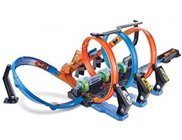 Hot Wheels Corkscrew Crash Track with Motorized Boosters