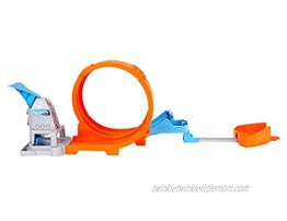Hot Wheels Loop Stunt Champion Track Set with Dual-Track Loop Dual Launch Spring Ramp & 1 Hot Wheels Car for Kids 4 Years Old & Older