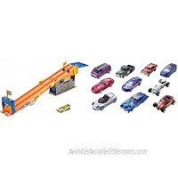 Hot Wheels Rooftop Race Garage Playset Race to The Finish Line Then Pull Into The Garage for a Tune-up with The Rooftop Race Garage! & Wheels 10