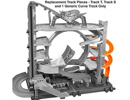 Replacement Parts for Ultimate Garage Hot Wheels Ultimate Garage Vehicle Playset FTB69 ~ Replacement Track Pieces ~ Includes 3 Track Parts ~ Track T Track S and 1 Generic Curve Track
