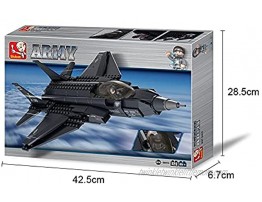 Sluban Military Blocks Army Bricks Toy F-35 Lighting II Fighter Jet