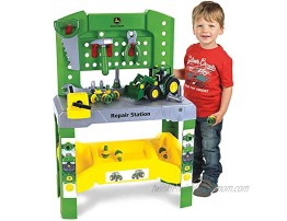 Theo Klein John Deere Repair Station Premium Toys For Kids Ages 3 Years & Up