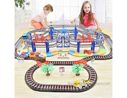 Track Cars Replacement Only Light Up Toy Cars with 5 Flashing LED Lights Toys Racing Car Track Accessories Compatible with Magic Tracks and Tracks with Most Track Cars for Boys and Girls 3 Pack