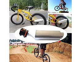 BEYST Bicycle Exhaust Sound System,Bike Turbo Exhaust Pipe with Sound Effect Motorcycle Noise Maker Cycling Accessories 35 x 7.5 cmas The Picture
