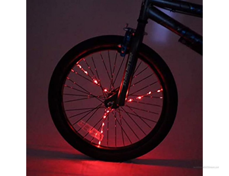 Brightz SpokeBrightz LED Bicycle Spoke Accessory Light for 1 Wheel Red