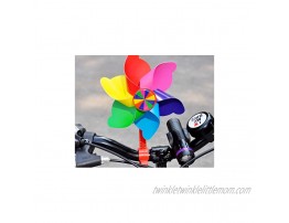 HeiHy Children Bicycle Handlebar Pinwheel Colorful Bike Windmill Tricycle Windmill Bike Decoration Pink
