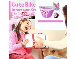kortes 5pcs Children's Bike Accessories Kids Bike Bell Kids Bike Streamers Bike Front Handlebar Basket and Bike Windmill