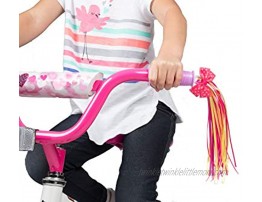 Ride Along Dolly Bike Handlebar Streamers Kid's Bicycle Bow Design Streamers Easy Attachment to Cycle's Handlebars