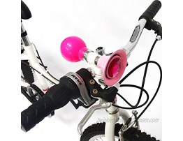 VORCOOL Kids Bike Girl's Bicycle Bells Air Horn Bell Flower Shaped Kids Bike Bicycle Cycling Bell Handlebar Ring Ringer Horn Pink