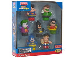 Little People Fisher Price DC Super Friends Exclusive Figure Pack of 7