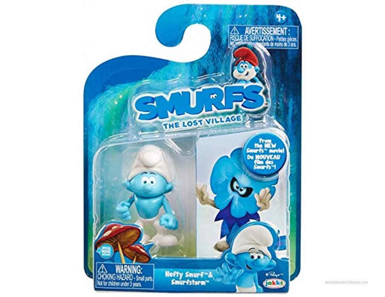 Smurfs The Lost Village Hefty Smurf & Torm Figure 2 Pack