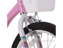 CYCMOTO 12 14 16 inch Kids Bike for Boys & Girls with Training Wheels,18 inch with Kickstand Toddler Bike with Basket & Handbrake Blue Pink Purple