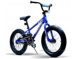 Foot Brake Kids Bike for Youth Kids Bicycles with 18 inch Wheels,Seat Height Adjustable Blue